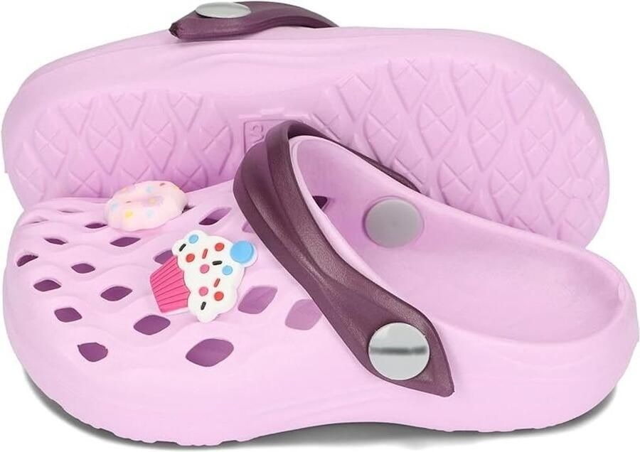 Omgoods Unisex Kinderen EVA Clogs met Pin Lichtgewicht Tuinschoenen