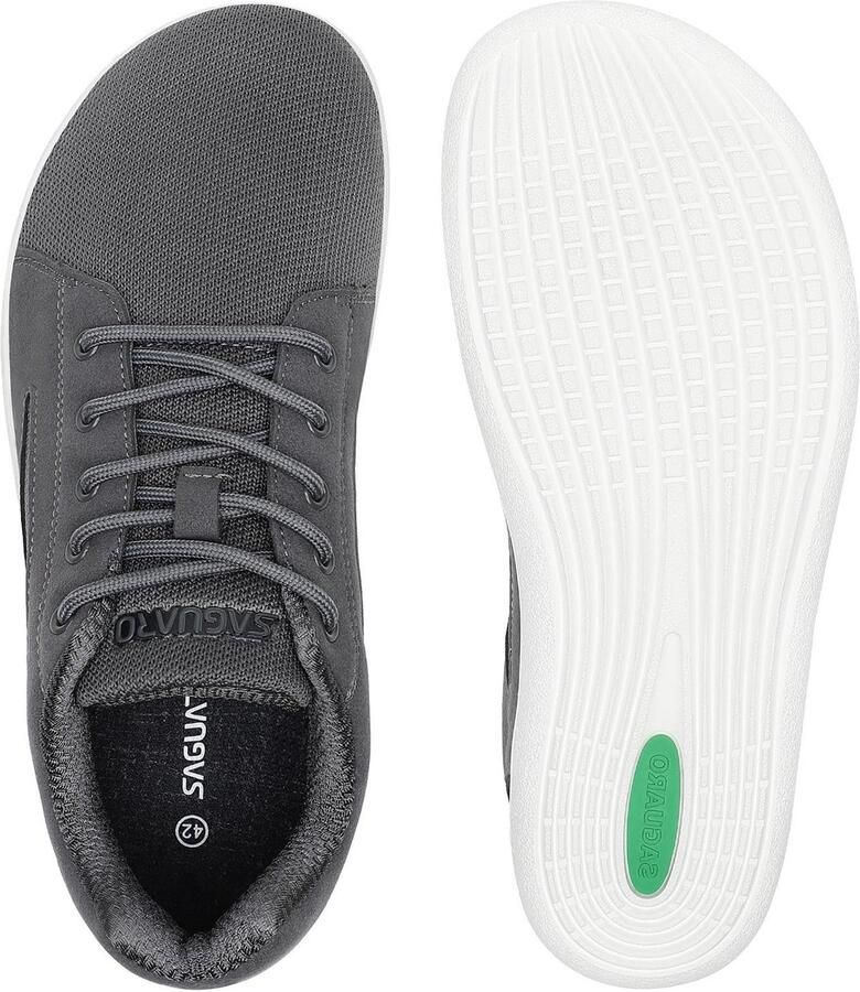 Omgoods Unisex Minimalistische Barefoot Schoenen met Brede Neus