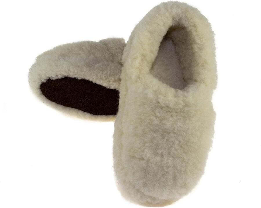Omgoods Unisex Wol Slippers van Zachte Schapenwol voor de Winter