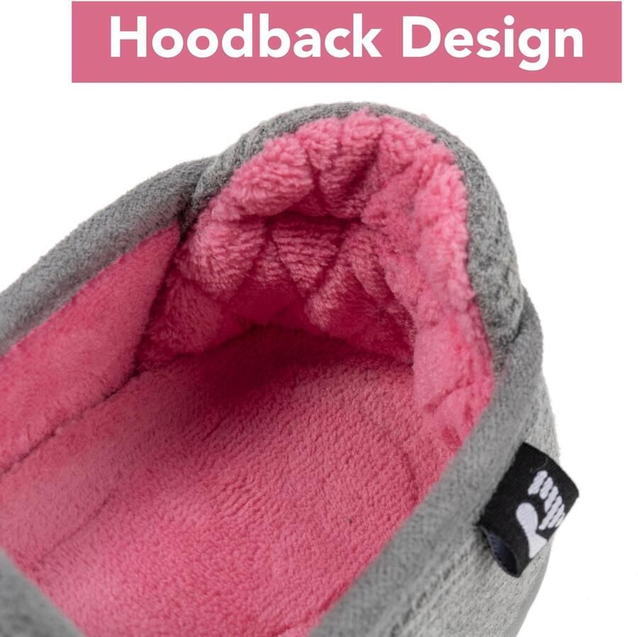 Omgoods Vrouwen Slippers met Verwijderbare Inlegzool en Comfortabele Rubber Zool