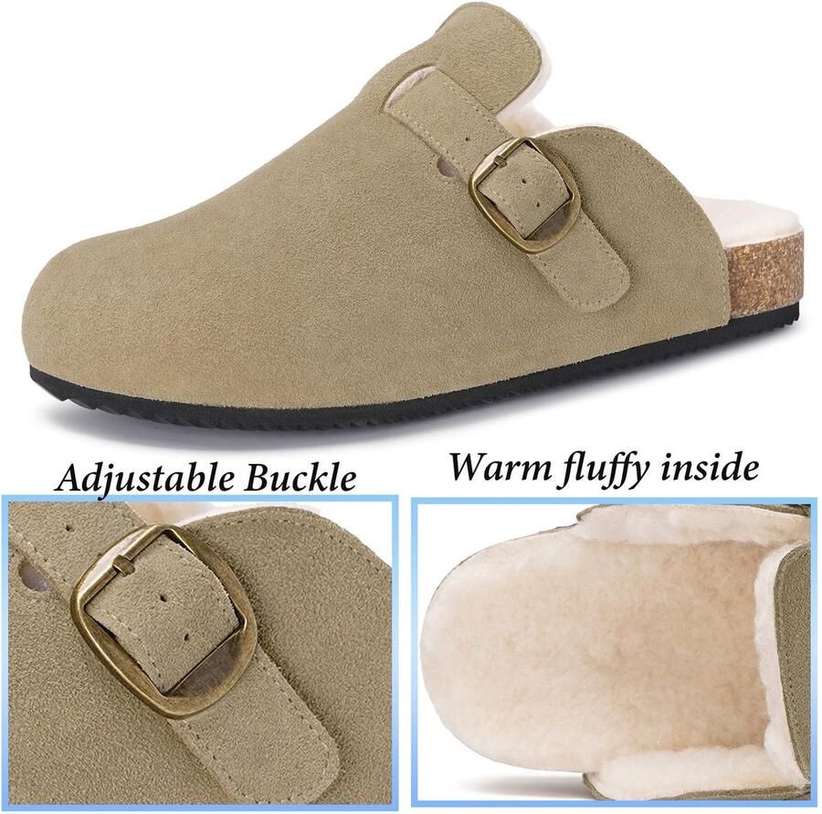 Omgoods Comfortabele Beige Slippers voor en
