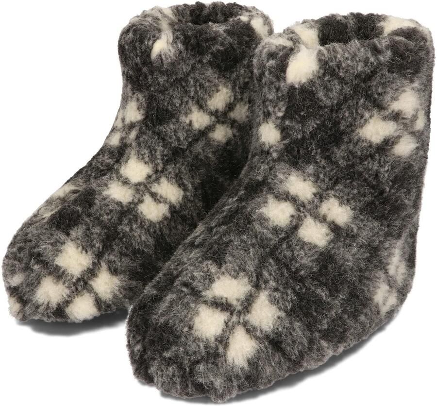 Omgoods Warme Schapenwollen Slippers voor en 36-50
