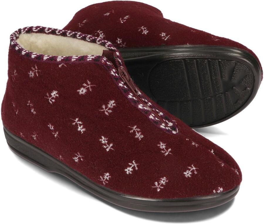 Omgoods Warme Vilt Slippers voor Volwassenen Unisex
