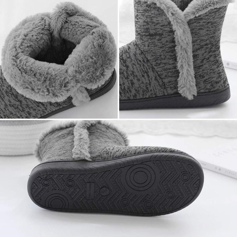 Omgoods Warme Winter Slippers voor Dames Plush en Antislip