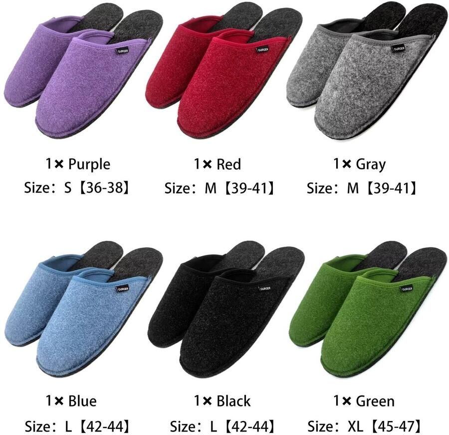 Omgoods Wasbare Vilt Slippers met Antislip voor Thuis Hotel en Spa