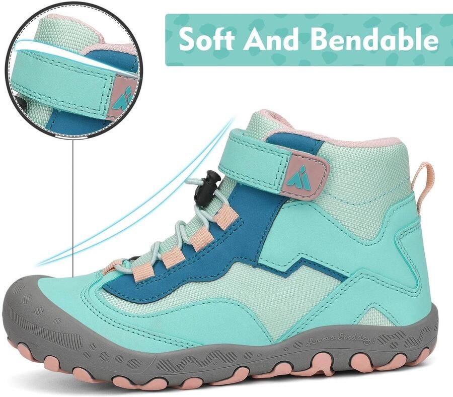 Omgoods Waterdichte Wandelschoenen voor Kinderen Antikollisie en Antislip