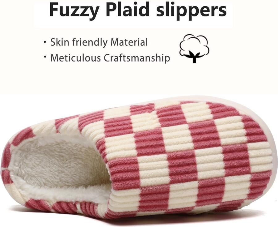 Omgoods Winter Slippers voor en met Geheugenfoam en Antislip Zool