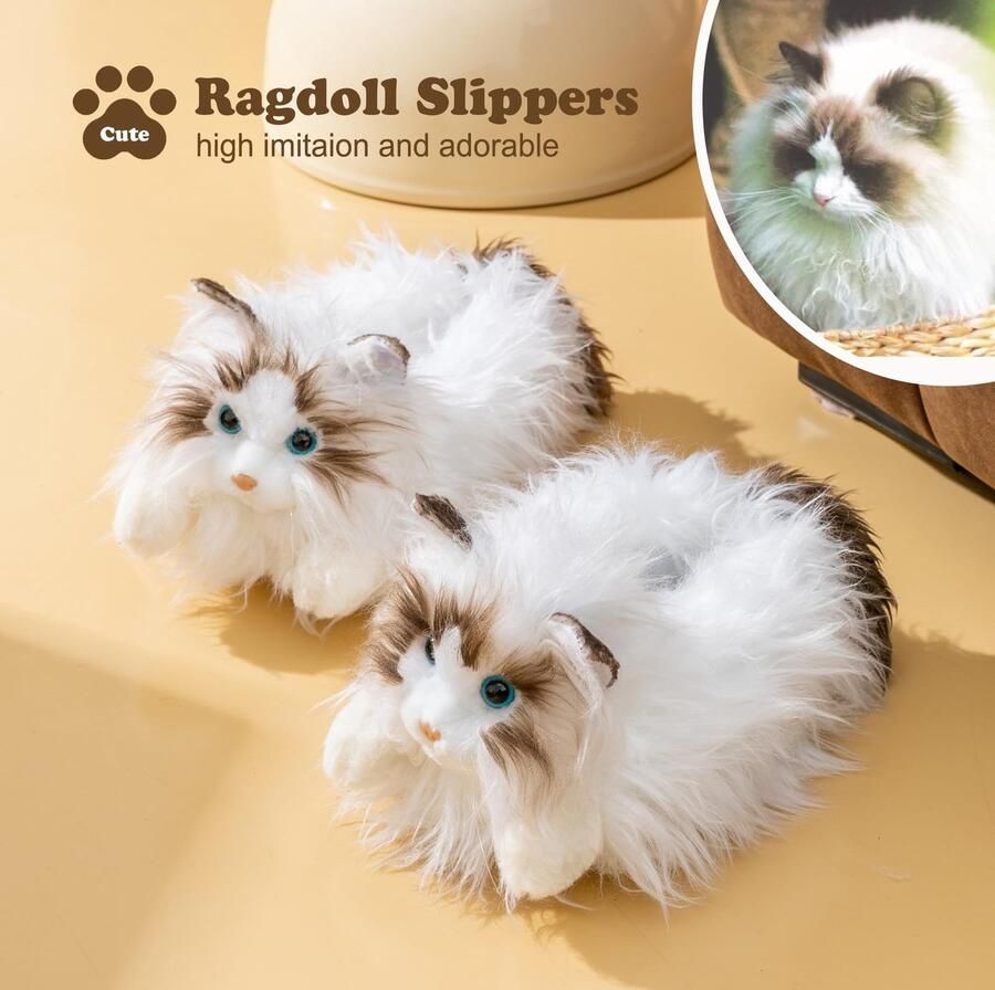 Omgoods Zachte Dieren Pantoffels voor Dames