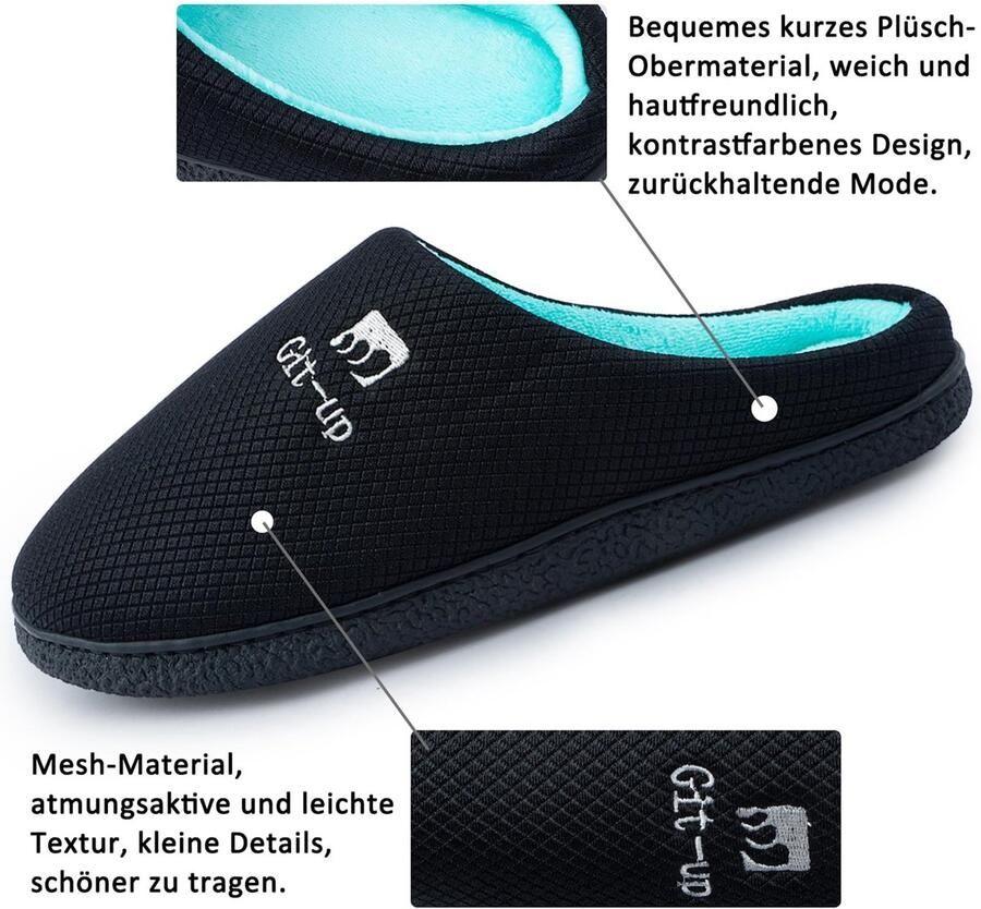 Omgoods Zachte Memory Foam Slippers voor Binnen en Buiten