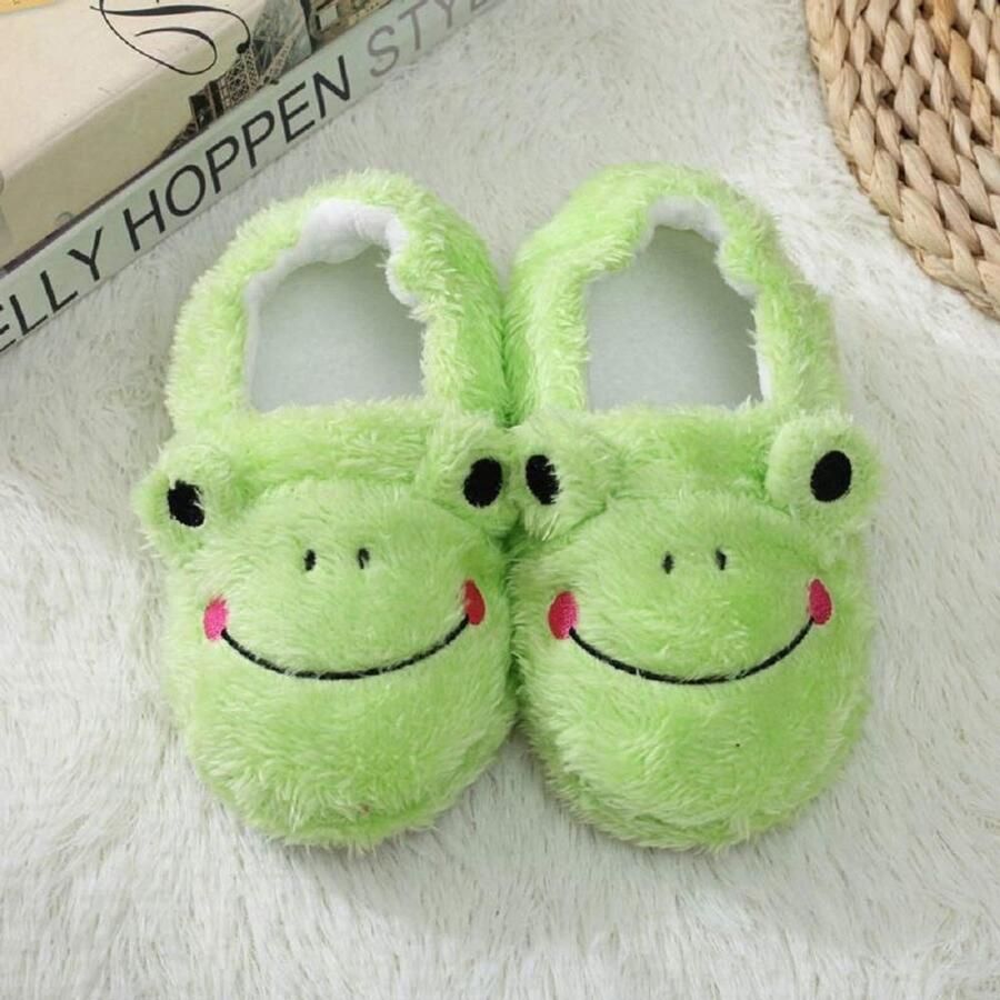 Omgoods Zachte Pluche Slippers voor Kinderen met Antislip Zool