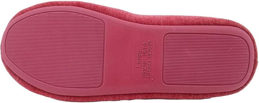 Omgoods Zomer Memory Foam Slippers voor Binnen met Rubber Zool