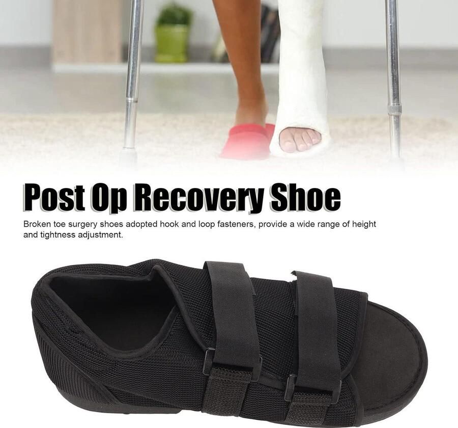 Ondersteuning voor na-operatieve wandelschoenen met orthopedische steunbandage (L) Hoogte en bescherming voor herstellende voet