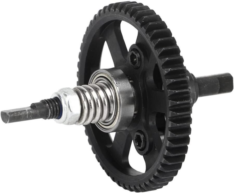 Allecto Differentieel Slipper Clutch 54T Aluminium Staal Duurzaam en Slijtvast Zwart Laag Geluidsniveau Geschikt voor Traxxas Slash 4x4