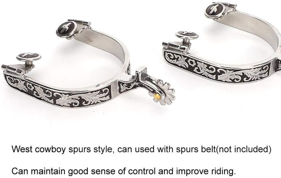 Allecto Paardensporen Cow Spurs Equestrian Equip t Decoratie Geschikt voor Wedstrijden Voor Boots