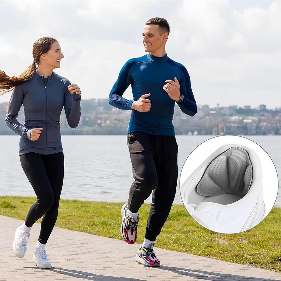 Onzichtbare hielpads voor extra grip en comfort bescherming tegen blaren gelkussens voor grote schoenen en laarzen anti-slip oplossing