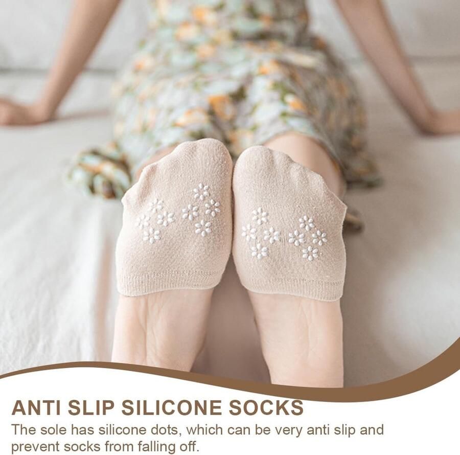 Onzichtbare niet-slip siliconen voetbeschermers voor dames 9 paar voor ballerina's hoge hakken en zomerschoenen