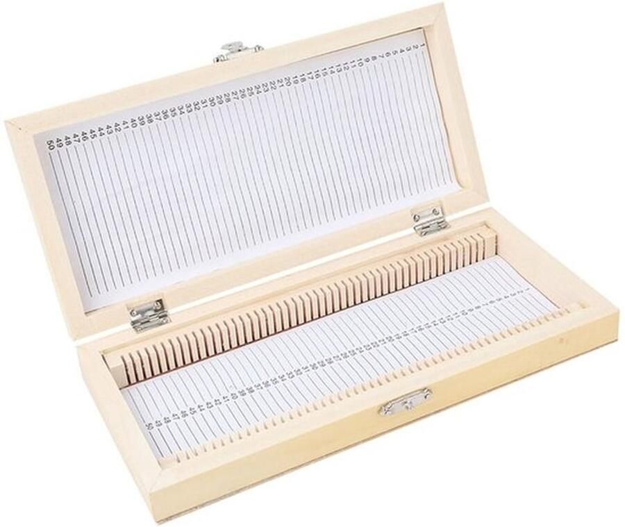 Opbergdoos Met Metalen Sluiting Opbergdoos Voor Dia's Slide Box Voor Specimens Organiseren En Identificeren Schokbestendig En Duurzaam Diaopbergdoos