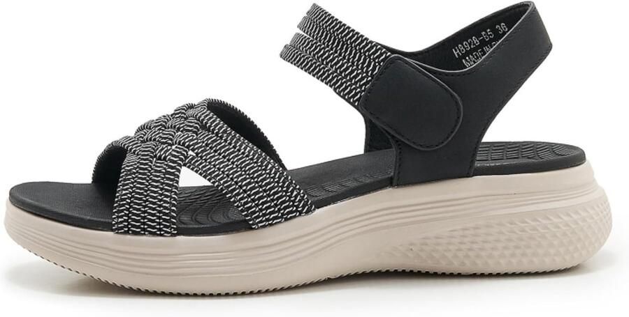 SMajong Orthopedische Boogsteun Sandalen voor Dame Lichtgewicht Strandschoenen Open Teen Sandalen Outdoor Antislip ShopVlot