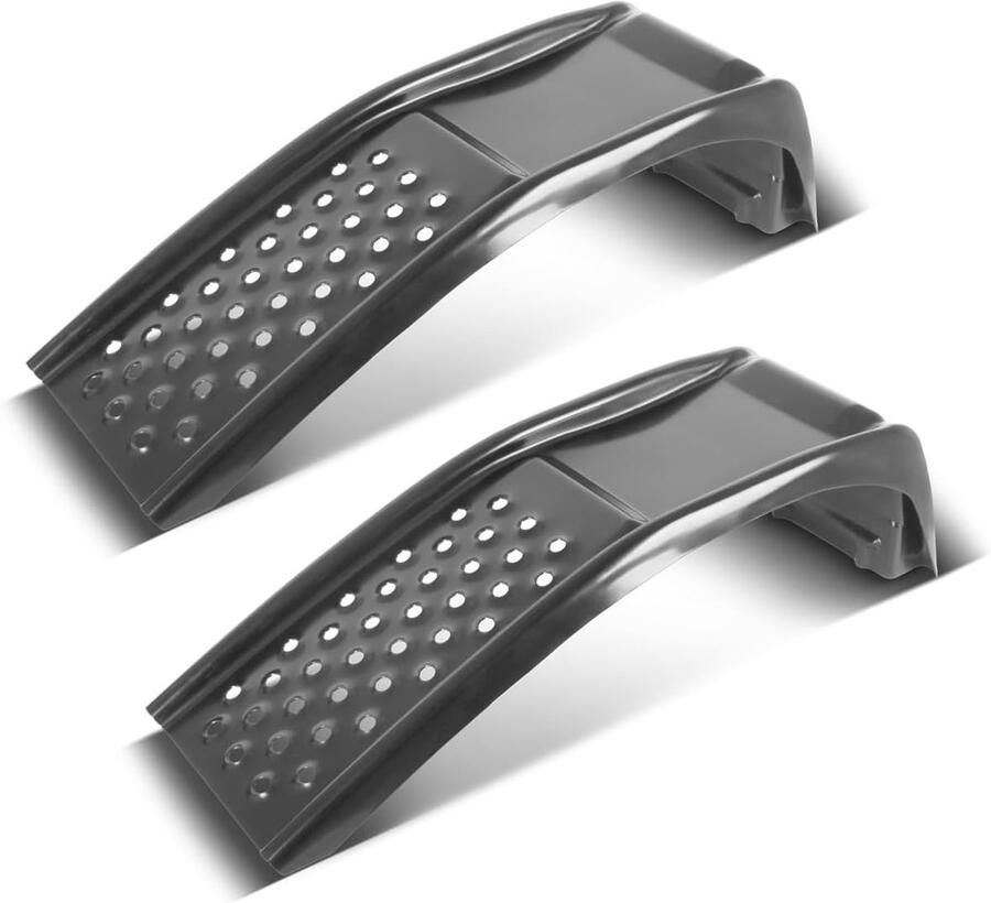 Oprijplaten 2 stalen oprijplaten met 3 6 ton draagvermogen per paar voor bandbreedtes tot 230 mm 900 x 300 x 240 mm 2 x oprijwiggen voor auto's en vrachtwagens
