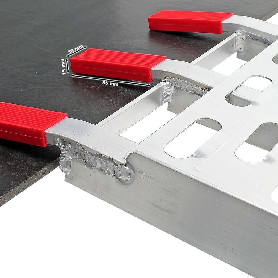 Oprijplaten aluminium 680 kg oprijplaat motoroprijplaat oprijsteun opvouwbaar
