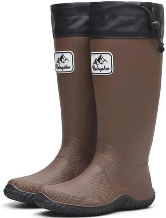 Opvouwbare Hoge Regenlaarzen voor en Waterdichte Tuin- en Regenschoenen