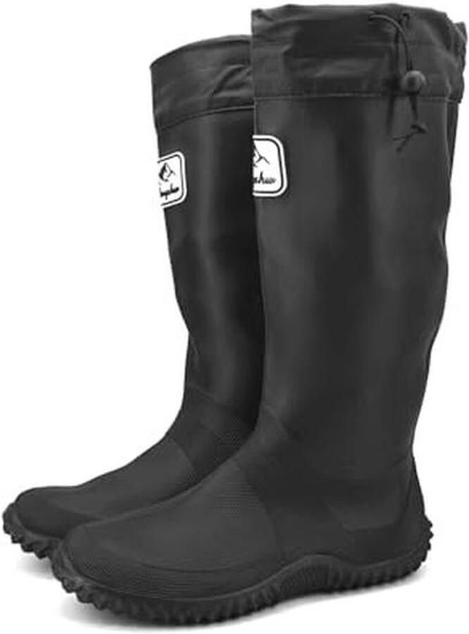 Opvouwbare Hoogwaardige Waterdichte Regenlaarzen voor en Antislip PVC Buiten Schoenen