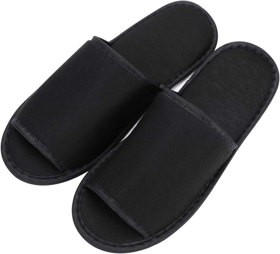 Opvouwbare Hotel Sloffen Terry Kwaliteit Universele Maat Antislip Badkamer Pantoffels