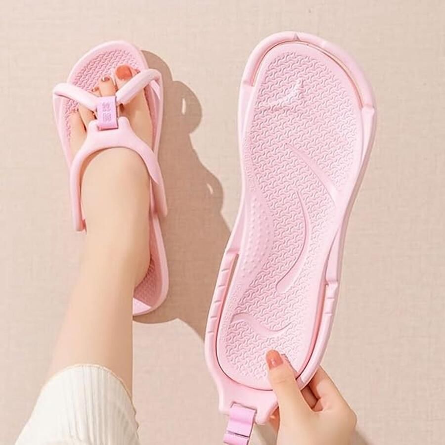 Opvouwbare reisslippers voor en sneldrogend antislip en lichtgewicht ideaal voor douche strand spa en hotel