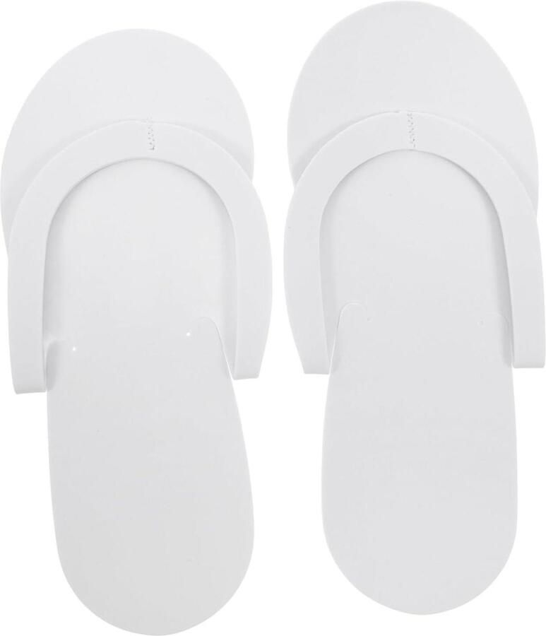 Opvouwbare Slippers Draagbare Pantoffels Reizen en Spa Zacht Antislip EVA 12 Paar Grijs