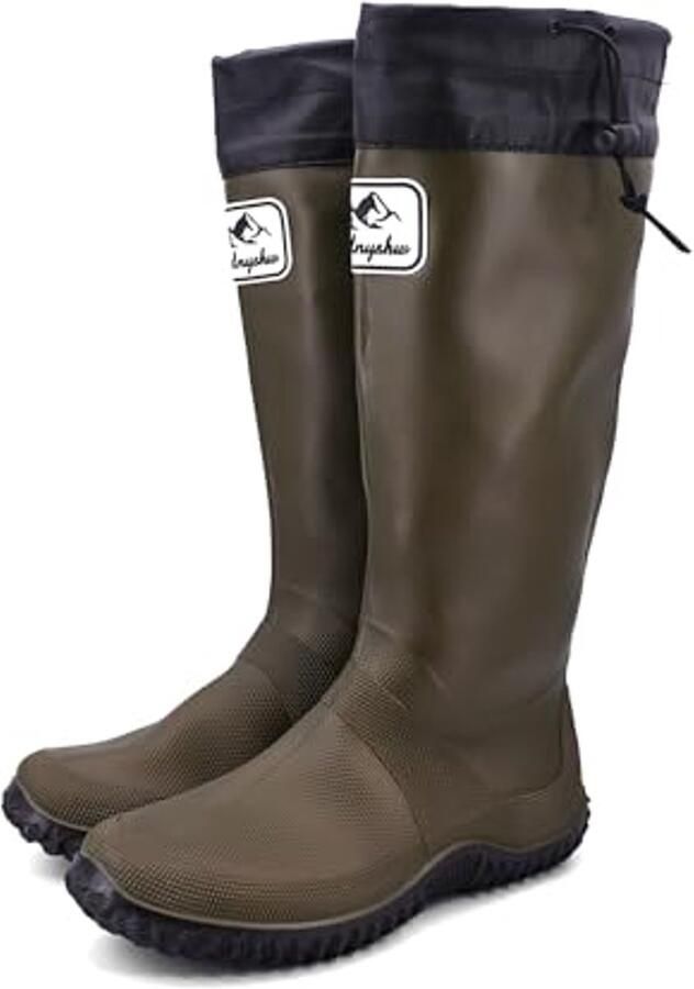 Opvouwbare Waterdichte Laarzen voor en Antislip Rubber Buitenlaarzen