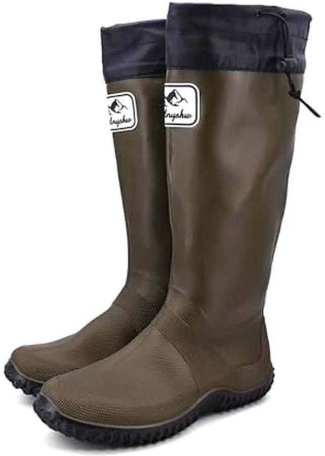 Opvouwbare Waterdichte Regenlaarzen voor en Antislip PVC Tuin- en Buitenschoenen