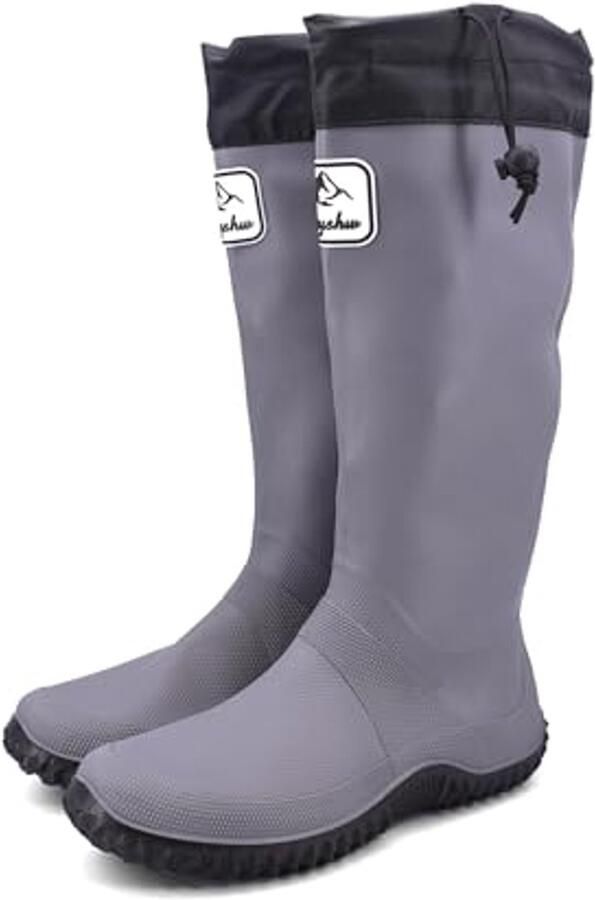 Opvouwbare Waterdichte Rubberen Laarzen voor en Antislip Regenlaarzen voor Buiten