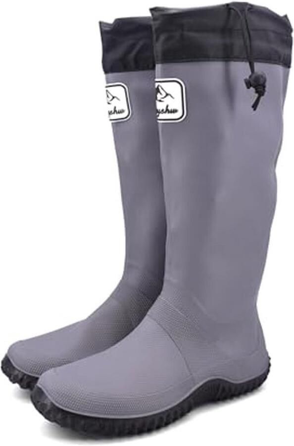 Opvouwbare Waterdichte Rubberen Laarzen voor en Antislip Regenlaarzen voor Buiten