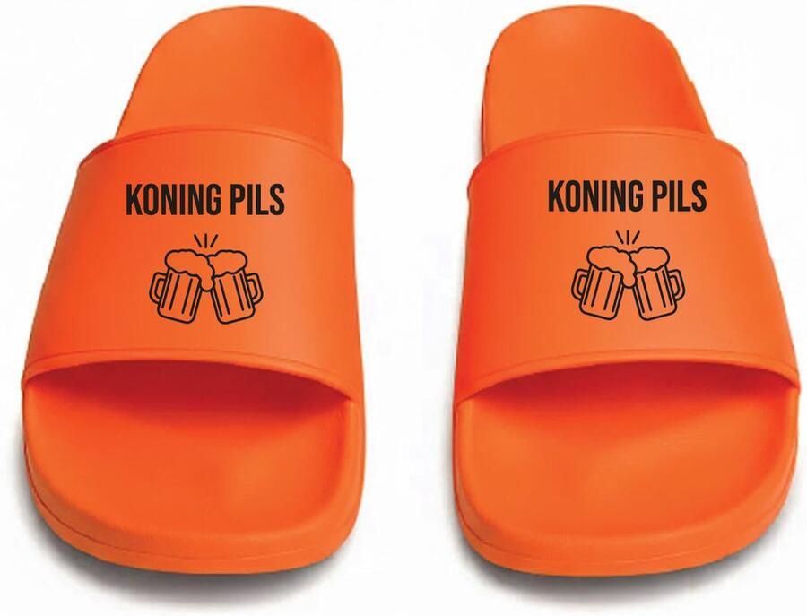 Oranje slippers Koning Pils Badslippers Koningsdag EK WK
