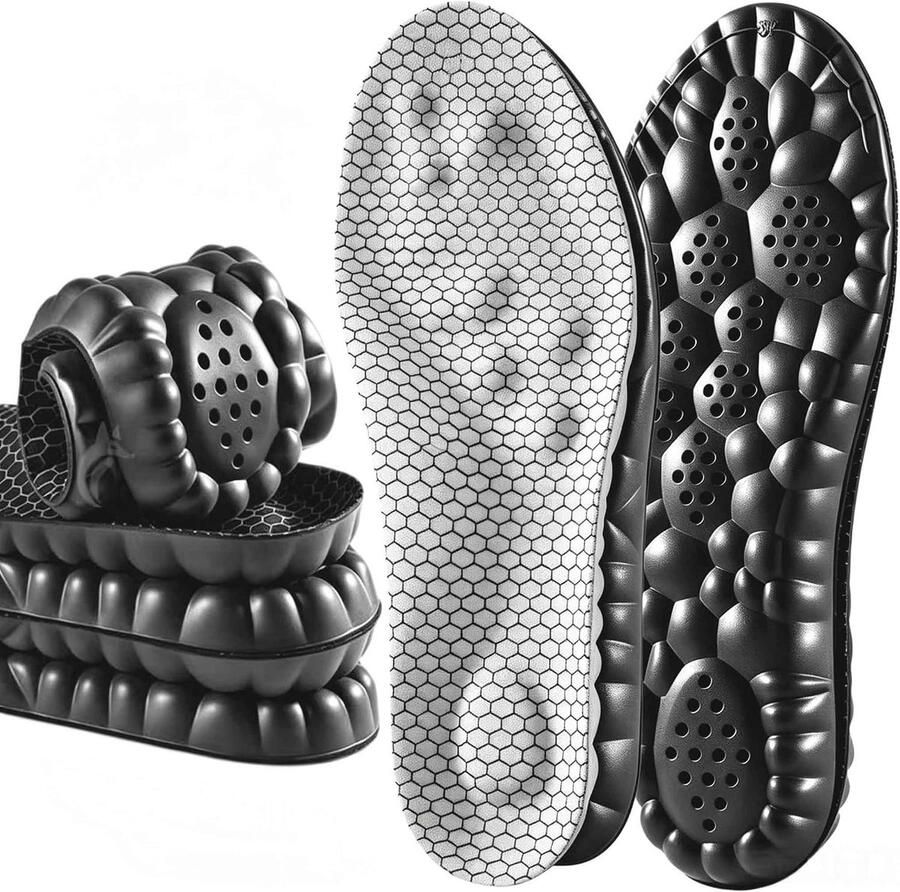 Orthopédiques Zoelen Schoenen Comfort Memoire de Forme Amortissante Zoelen Vrouw Homme Sportieve Zoelen Anti Geur Ademende Zoelen Gel Antidérapantes Absorptie van schokken - Foto 1