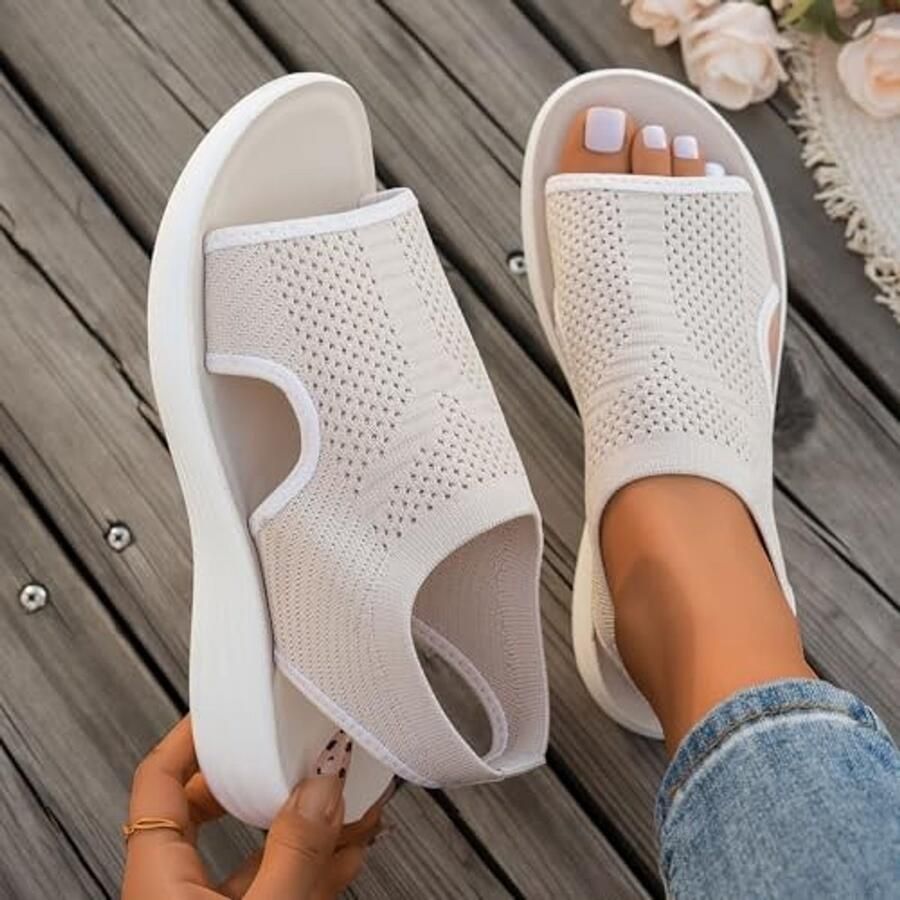Orthopedische Dames Sandalen E Beige