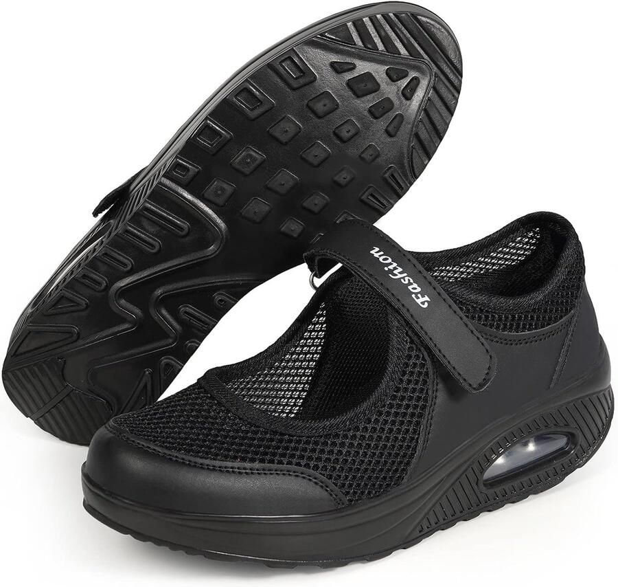 Orthopedische dames sneakers 35-42 EU Slip-on ontwerp Antislip met luchtkussen Comfortabel voor dagelijks gebruik ShopVlot