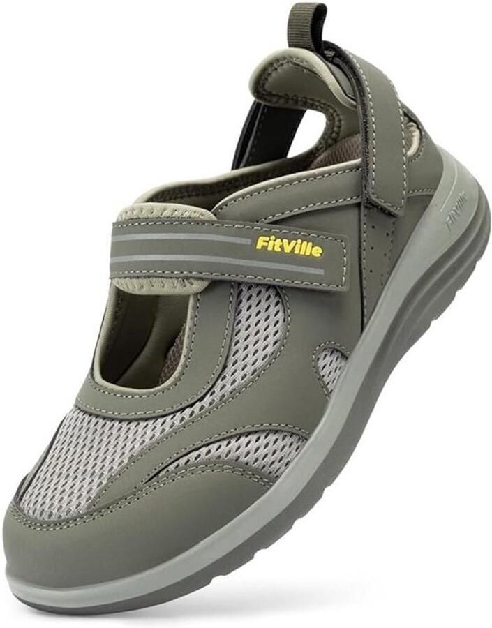 Orthopedische Diabetische Sandalen Dames Extra Breed met Klittenband Comfortabele Zomerschoenen voor Senioren en Revalidatie