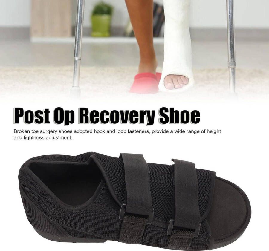 Orthopedische ondersteuning voor postoperatieve wandelschoenen Reguleert hoogte orthopedische steunverband schoenen