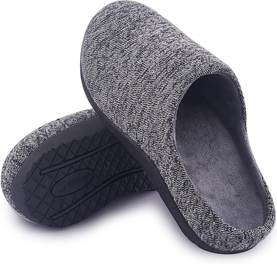Orthopedische pantoffels voor en slip-on pantoffels met verzonken voetinlegzool antislip rubberen zool boogondersteuning slippers platvoeten plantaire fasciitis voetpijn