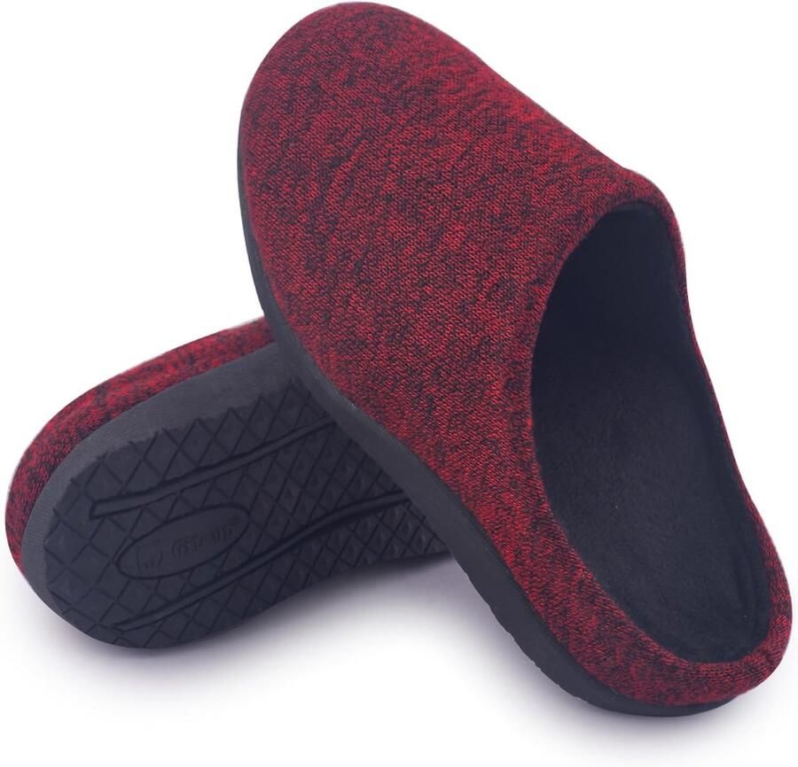 Orthopedische pantoffels voor en slip-on pantoffels met verzonken voetinlegzool antislip rubberen zool boogondersteuning slippers platvoeten plantaire fasciitis voetpijn