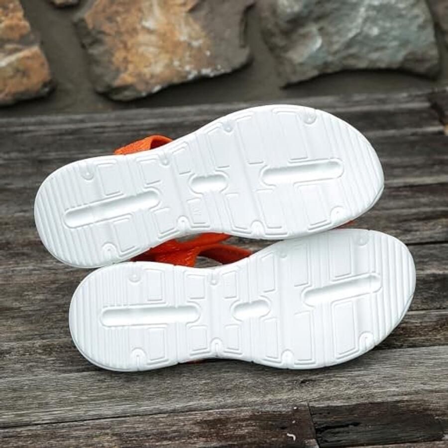 Orthopedische Sandalen Dames Open Teen Casual Oranje