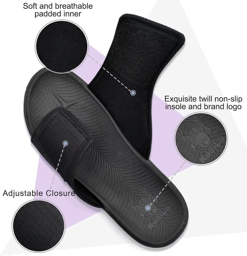 Orthopedische Sandalen Zacht Kussen Ondersteuning voor Plantenfasciitis Ideaal voor Binnen en Buiten ShopVlot