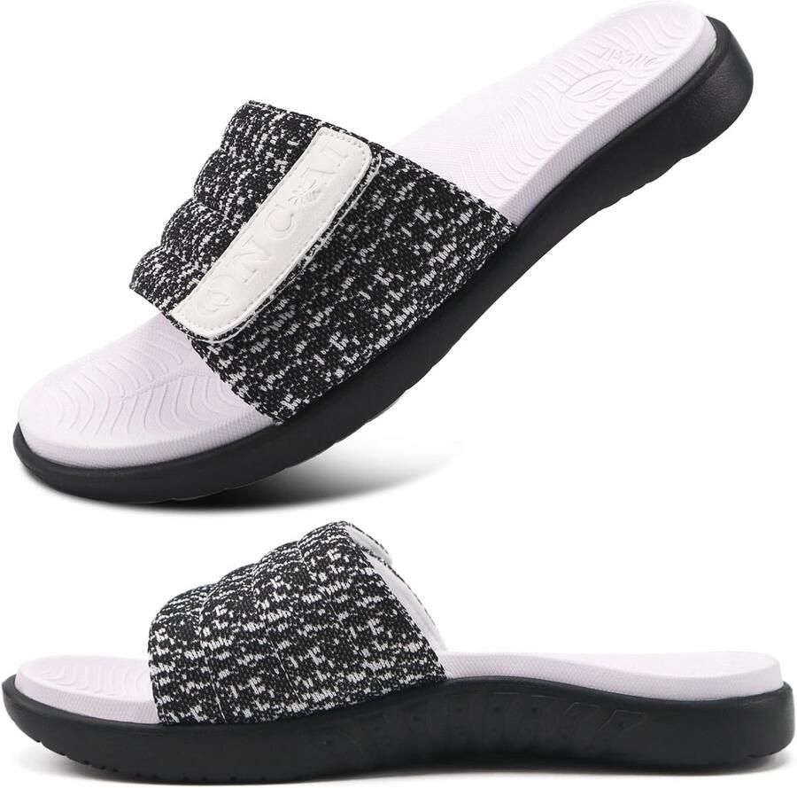 Orthopedische Sport Sandalen voor Plantar Fasciitis Verstelbare Riemen en Gekusseld Voetbed