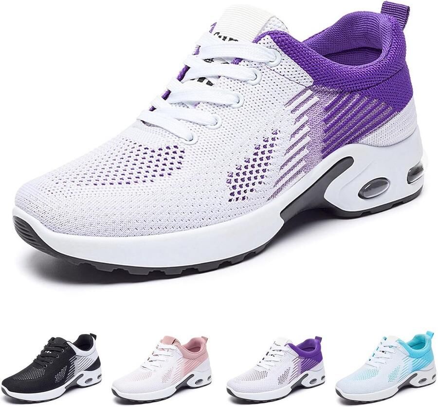 Orthopedische Comfort Sneakers voor Dames met Hoge Steunzool en Schokdemping