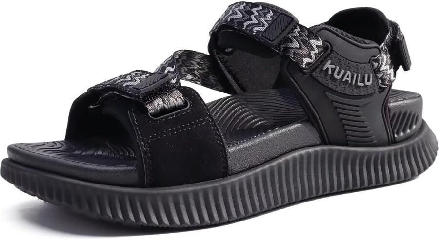 Orthopedische Wandelsandalen Dames met Steunzool en Waterdichte Leren Band