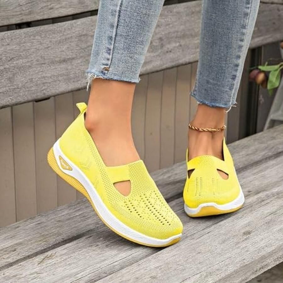 Orthopedische Wandelschoenen Dames Ademend Mesh Extra Wijd