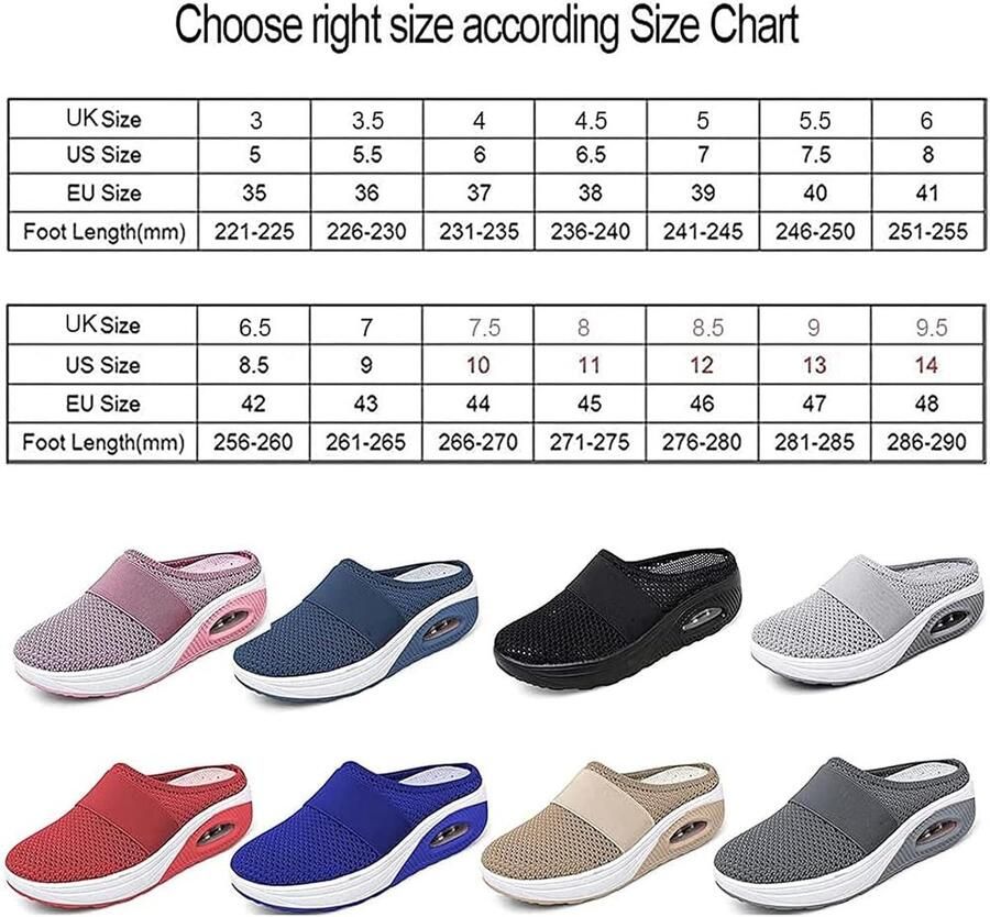 Orthopedische Wandelschoenen Zwart 39 EU Ademend Mesh met Air Cushion Voor Dames