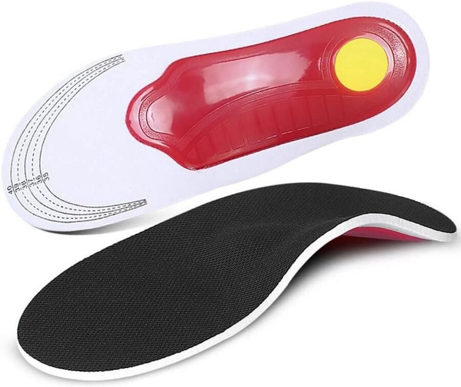 Orthotische boog ondersteuning schoen inserts inlegzolen voor platte voeten YEESAM plantaire fasciitis EVA inlegzolen comfortabele ade de hardloopschokabsorptie verlichten voetpijn voor nen en kinderen