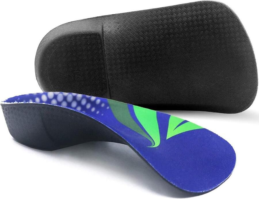 Orthotische inlegzolen 3 4 lengte hoge boogsteunzolen voor over-pronatie plantaire fasciitis platte voeten hielpijnverlichting schoenzolen voor hardloopsporten voetinzetstukken voor nen en